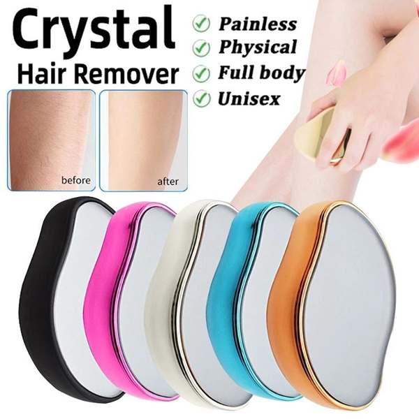 New Painless Physical Hair Removal Epilators Crystal Hair Eraser Safe Easy Cleaning Reusable