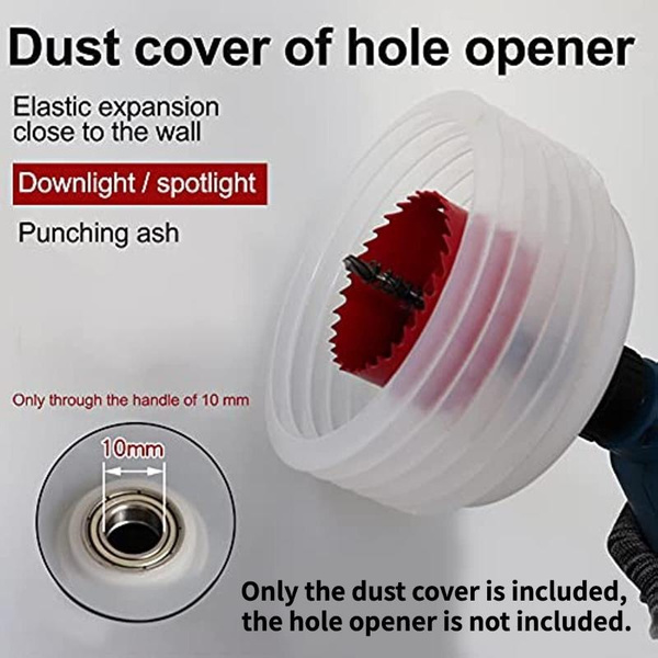 Drill Dust Collector Hole, Drill Dust Cover, Saw Dust Bowl Ash Dust