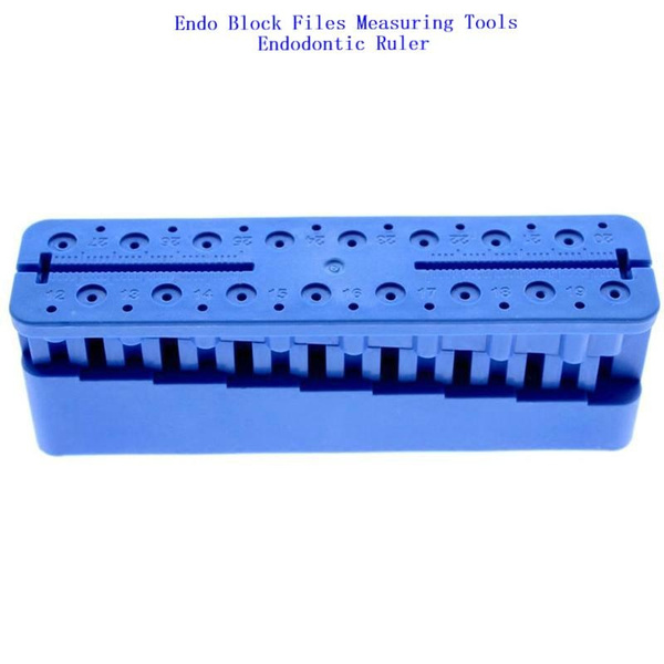 Dental Endo Measuring Block Endodontic File Holder Ruler Autoclavable ...