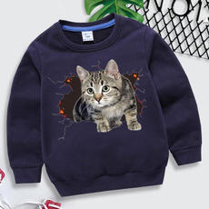 kidspullover, autumnwinter, Fashion, Cat Sweatshirt