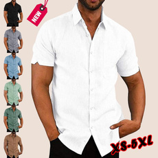 shirts for men, Fashion, cottonlinen, Shirt