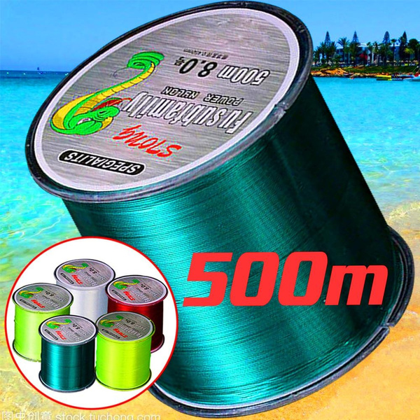 500m Fishing Line 2.64LB-39LB Fluorocarbon Coating Treatment Process ...