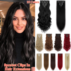 wig, longwavyhairextension, Hairpieces, clip in hair extensions