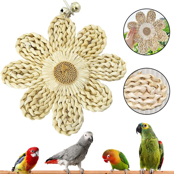 New Parrot Bite Resistant Toy Bird Nest Hanging Chewing Chew Toys for