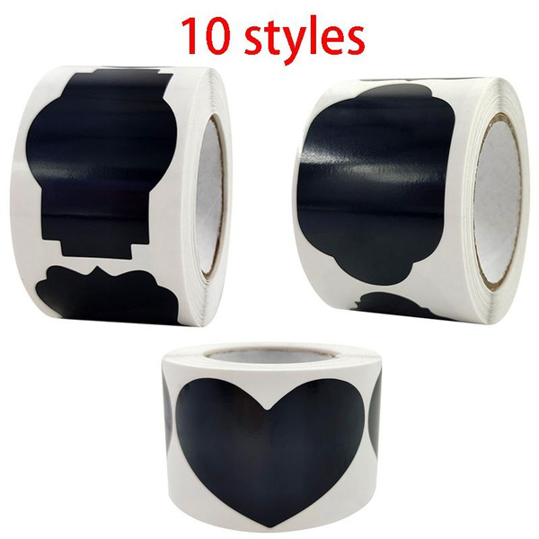 10 Style Black PVC Label Stickers For Jars Kitchen Glass Bottles DIY 10-style-black-pvc-label-stickers-for-jars-kitchen-glass-bottles-diy