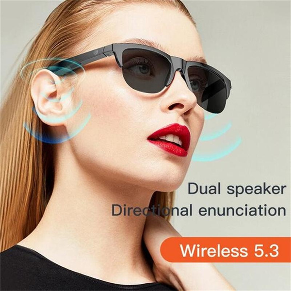 Tws smart glasses wireless bluetooth 5 3 calling sunglasses sport hd