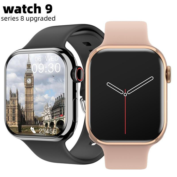 Buy Apple Watch Series 9 GPS + Cellular, 41mm Midnight Aluminum Case with  Starlight Sport Band - S/M - Apple