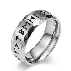 Steel, men_rings, Goth, bandring