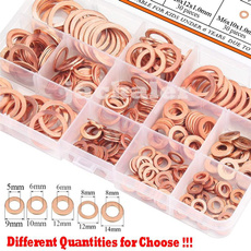 copperwasherassortment, coppergasket, coppergasketkit, flatwasher