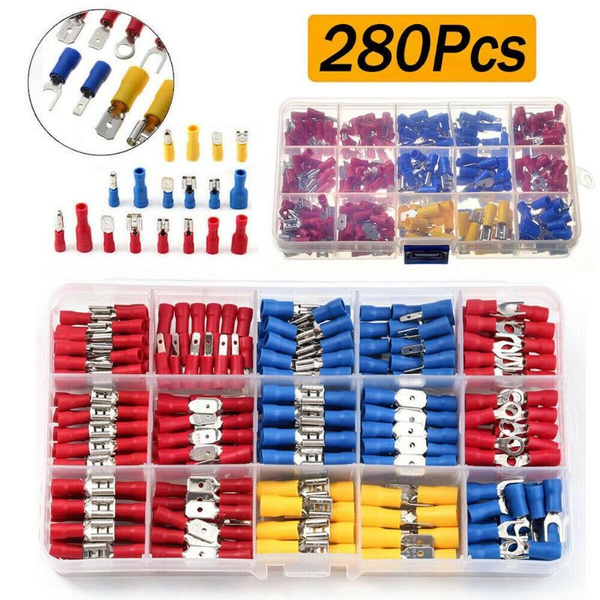 280 Pieces 15 Types Electrical Crimp Terminals Electrical Crimp 