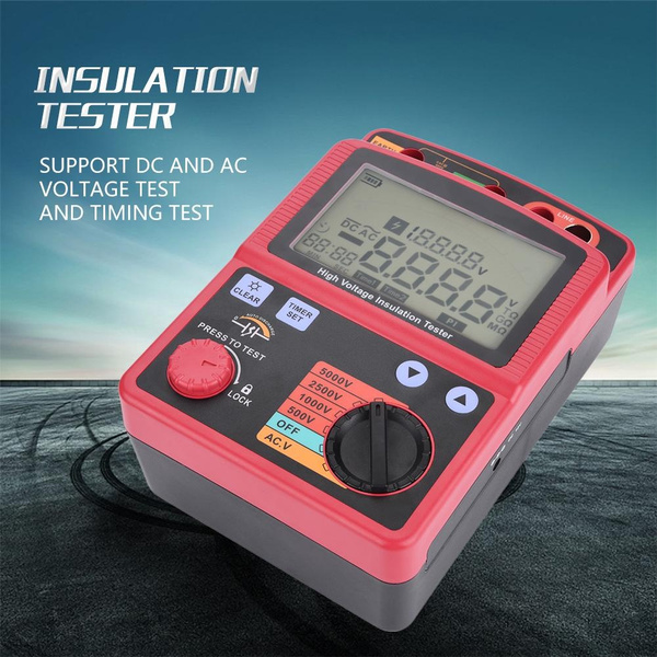 Resistance Tester, GM3125 Digital Insulation Resistance Multimeter ...