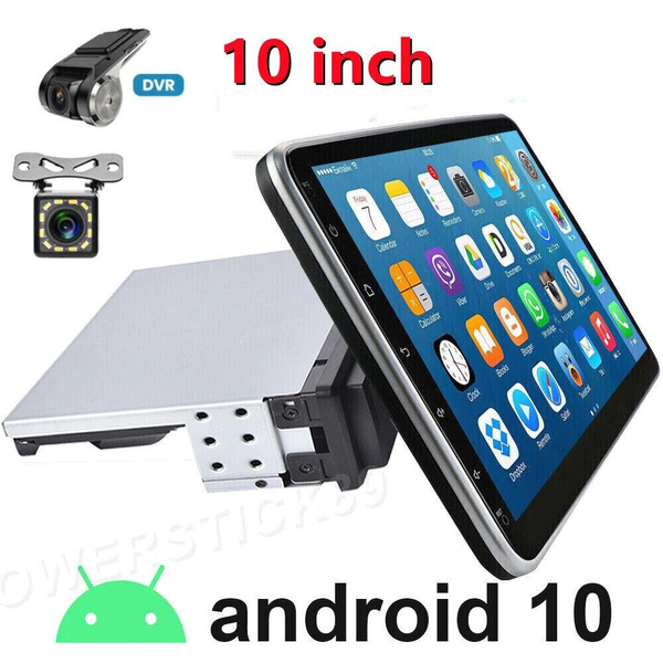 Single Din Android Car Stereo Touchscreen with Bluetooth, 10 Inch