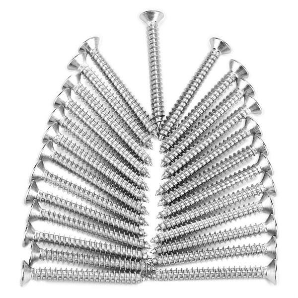 200Pcs M4 Screws Stainless Steel Self Tapping Screws Combination Set