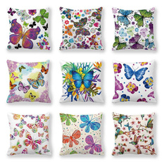 butterfly, Home & Kitchen, Home Supplies, linencushioncover