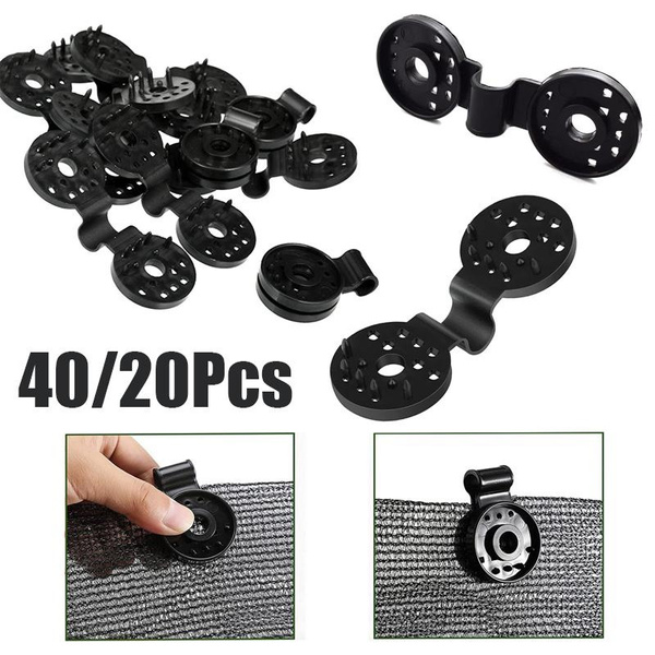 40/20Pcs Shade Cloth Heavy Duty Lock Grip, Reusable Shade Cloth Clips ...