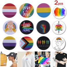 rainbow, pridepin, badgespin, pridemonthdecoration