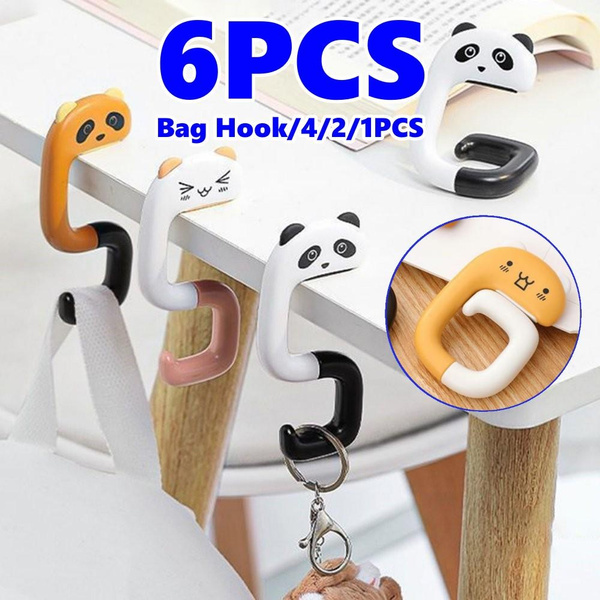 1pcs Travel Portable Plastic Bag Cute Animal Hook For Hanging Decorative  Table Purse Bag Hooks Wall Hanger Holder Handbag | Fruugo NO