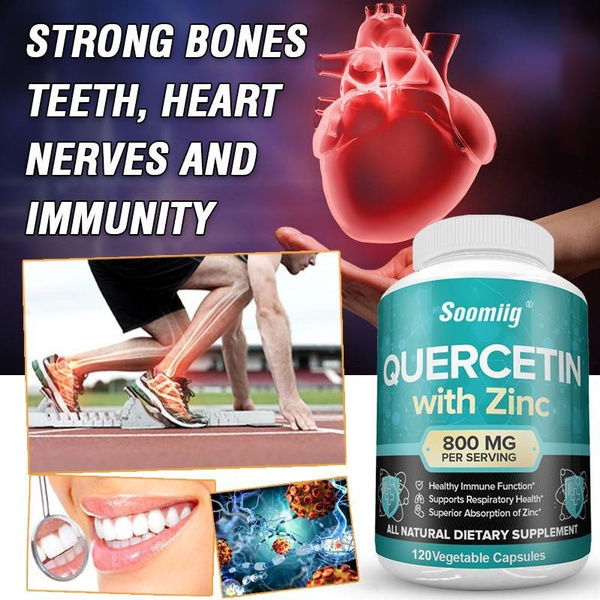 SOOMIIG Quercetin Phytosome with Vitamin C and Zinc Super Absorption 30