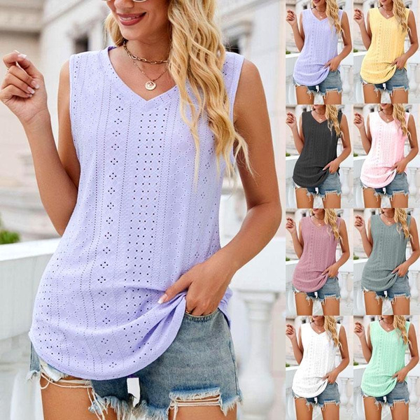 Ladies casual hot sale summer tops