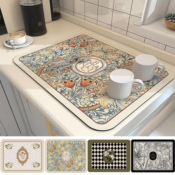 New Coffee Mat Super Absorbent Coffee Dish Kitchen Absorbent