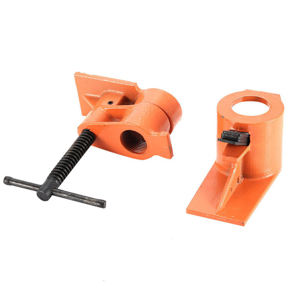 corner clamp Heavy Duty 1 inch Pipe Clamp Jaws Vise Fixture Set ...