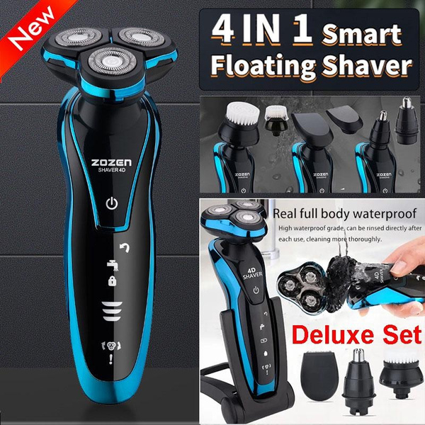 Acquista New 4-in-1 Multifunctional 4D Intelligent Floating Shaver Men's  Electric Shaver Nose Hair Trimmer Set, Rechargeable, Waterproof Trimmer  Shaver.