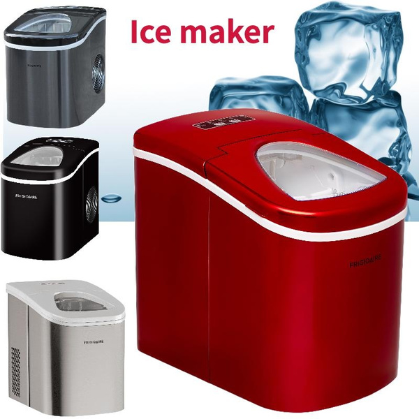 26 Lb Countertop Ice Maker Portable Countertop Ice Cube Machine Quiet