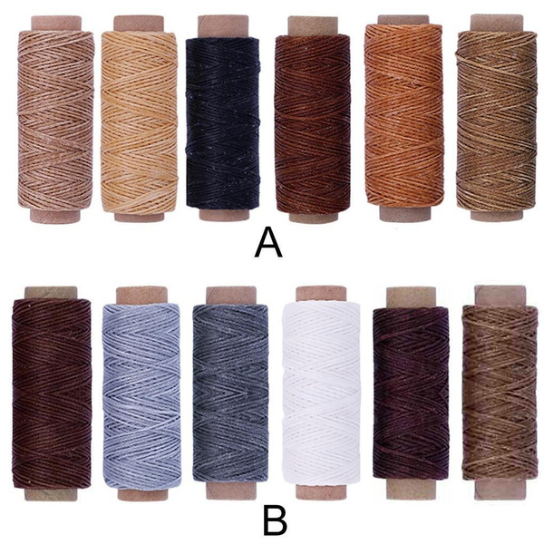 Sewing Waxed Thread Leather DIY Line Leather Waxed Thread Cord 150D 30Meters/Roll Multicolor For