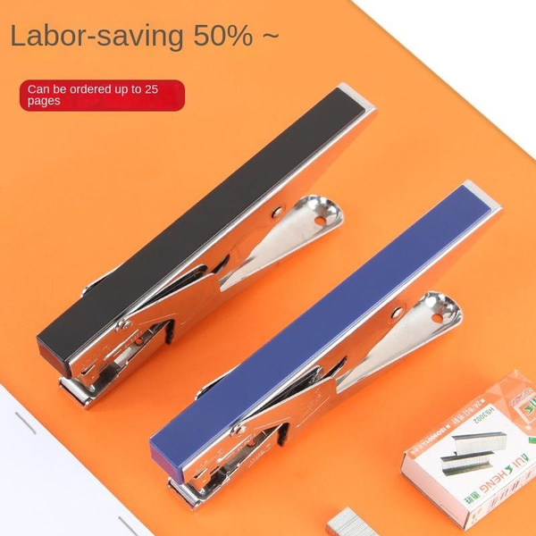 Handheld stapler heavy duty with staples office takeaway packaging