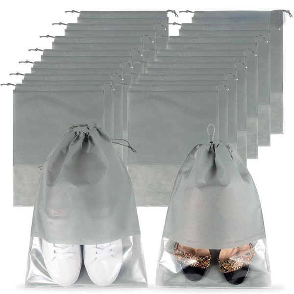 Shoes Storage Bag Non-woven Shoes Bag Waterproof Dustproof Travel