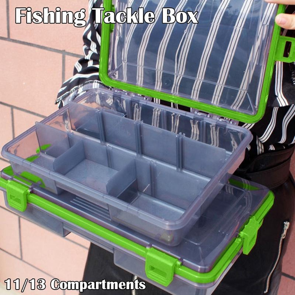 Fishing Waterproof Fishing Tackle Box Large Capacity Bait Hook Accessory Box  Fishing Tool Storage Box