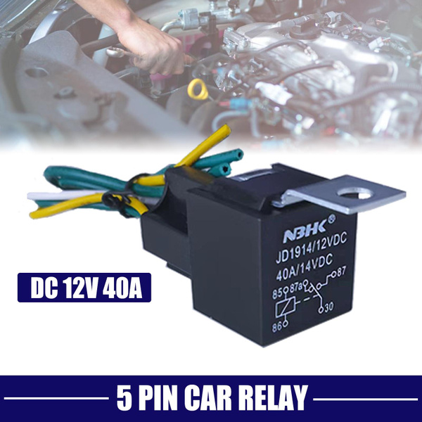 1PC 12V DC 5 Pin Waterproof Car Automotive Relay Switch 40A Normally