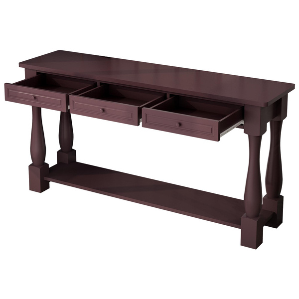 brown, Wood, Console, Tables