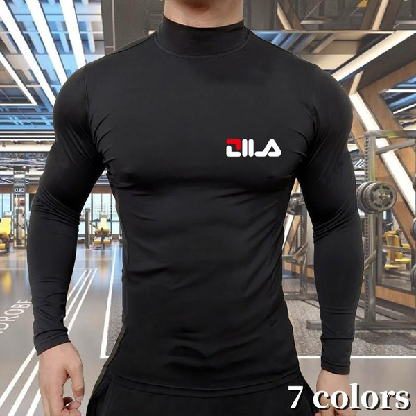 Long Sleeve Workout Shirts Men  Men Fitness Long Sleeve Shirts