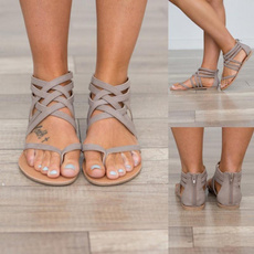 Flip Flops, Übergröße, summersandal, leather