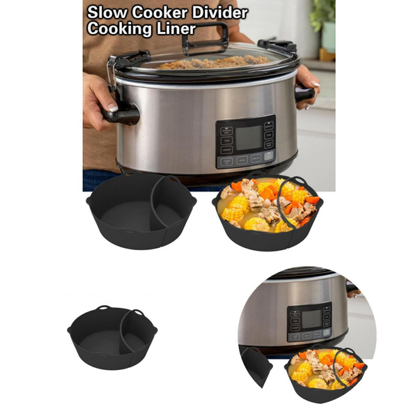 Cooker Liner Reused Cooking Solid Color Leakproof Crockpot Replacement