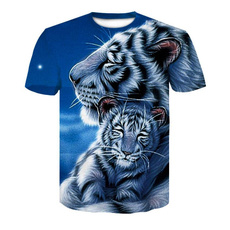 tigerprinted, Fashion, Shirt, Sleeve