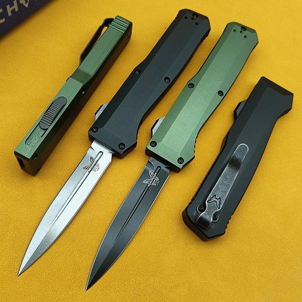 BM 4700 OTF Automatic Knife Butterfly Knife T66061 Aluminum Handle