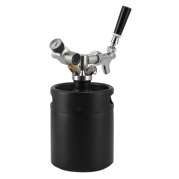Mini Keg, Easy Storage Pressurized Home Keg for Craft Beer Draft and