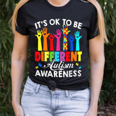 autismawarene, Shirt, autismpuzzle, summer t-shirts