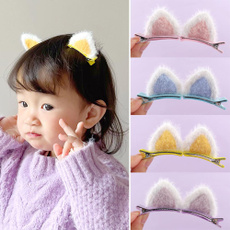 cute, kidshairaccessorie, lovely, catearhairclip