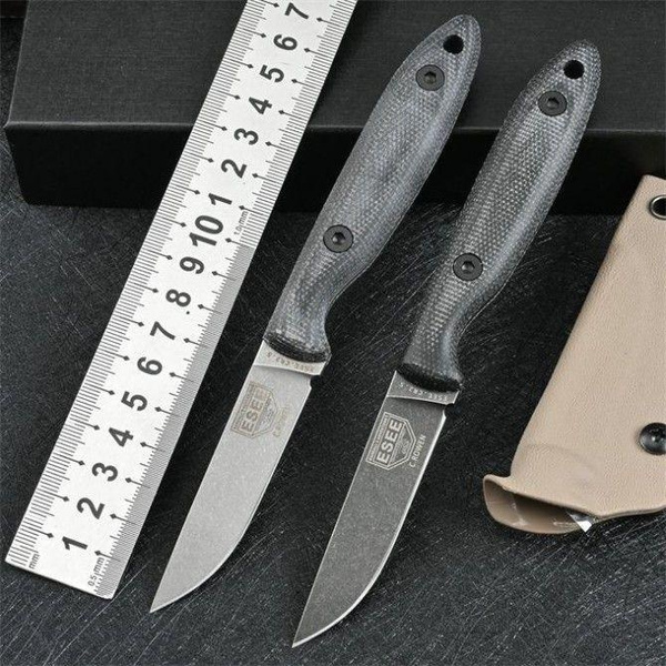 New BUSSE ESEE Wilderness Survival Pocket Fixed Blade Tactical Knife ...