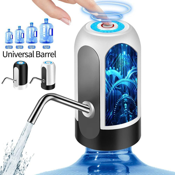 Electric Portable Water Dispenser Pump for 5 Gallon Bottle Usb Charge With Extension Hose