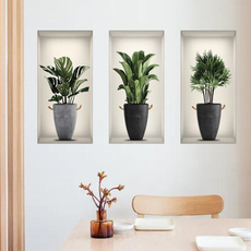 PVC wall stickers, 植物, greenplantsticker, Office