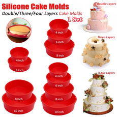 roundsiliconemold, Kitchen & Dining, siliconebakingmold, siliconecakepan