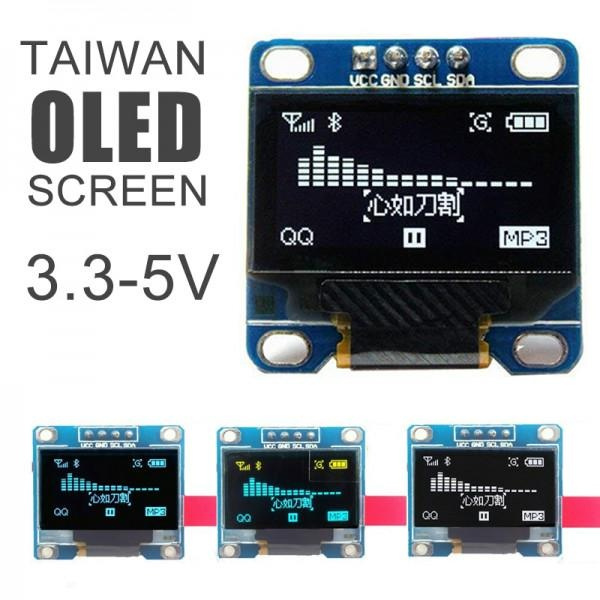 thumbnail image 2 of 0.96 Inch Blue OLED Display Module I2C SPI 128X64 For Arduino STM32 2 of 6