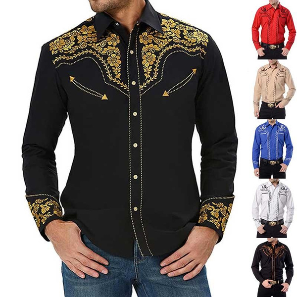 2023 New Men's Fashion Long Sleeve Shirt Personalized Large Size Trend ...