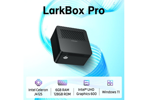 CHUWI LarkBox Pro Mini PC Intel Celeron J4125 Quad Core 6GB +128GB