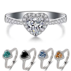 Sterling, engagementgift, DIAMOND, Jewelry