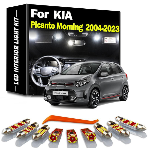 LED Interior Dome Map Light Number Plate Bulb Kit For Kia Picanto ...